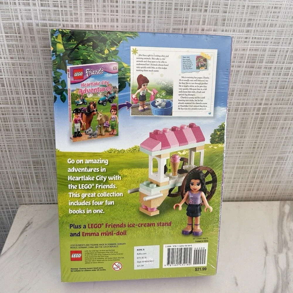 LEGO‎ Friends Best Friends Collection 4 Books in 1 Emma & Her Ice Cream Stand
